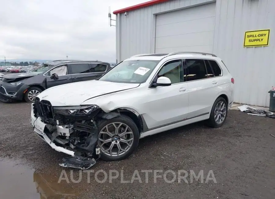 BMW X7 2019 vin 5UXCW2C58KL081621 from auto auction Iaai