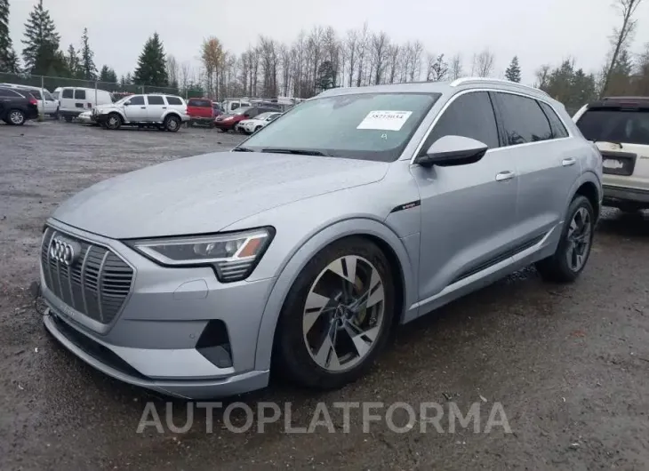 AUDI E-TRON 2022 vin WA1AAAGE2NB023987 from auto auction Iaai