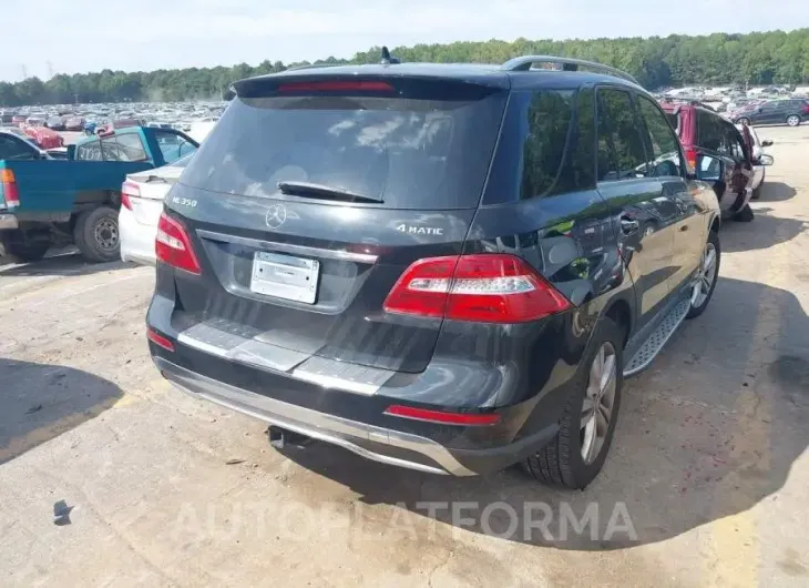 MERCEDES-BENZ ML 350 2015 vin 4JGDA5HBXFA497719 from auto auction Iaai