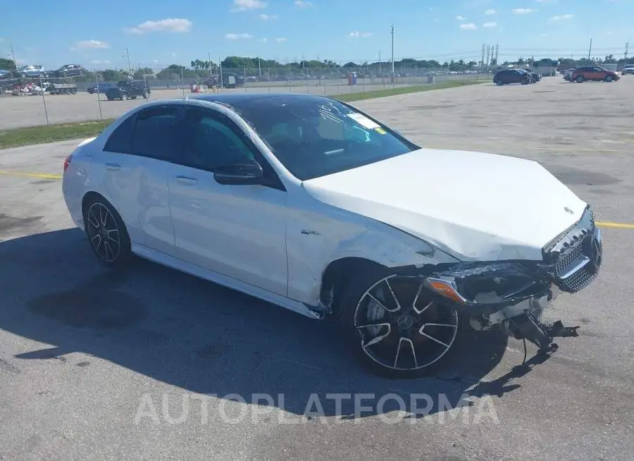 MERCEDES-BENZ AMG C 43 2018 vin 55SWF6EB1JU274380 from auto auction Iaai