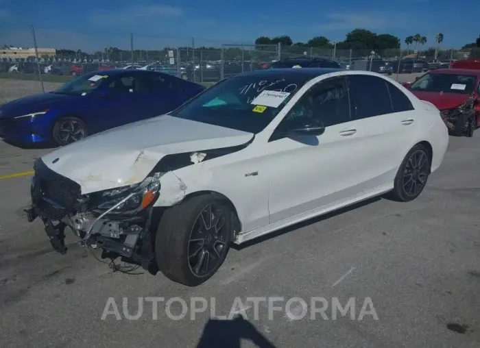 MERCEDES-BENZ AMG C 43 2018 vin 55SWF6EB1JU274380 from auto auction Iaai