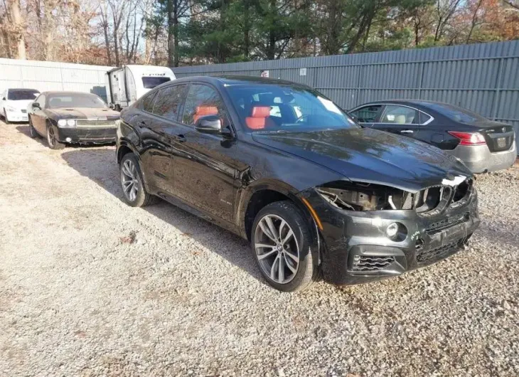 BMW X6 2015 vin 5UXKU6C51F0R33548 from auto auction Iaai