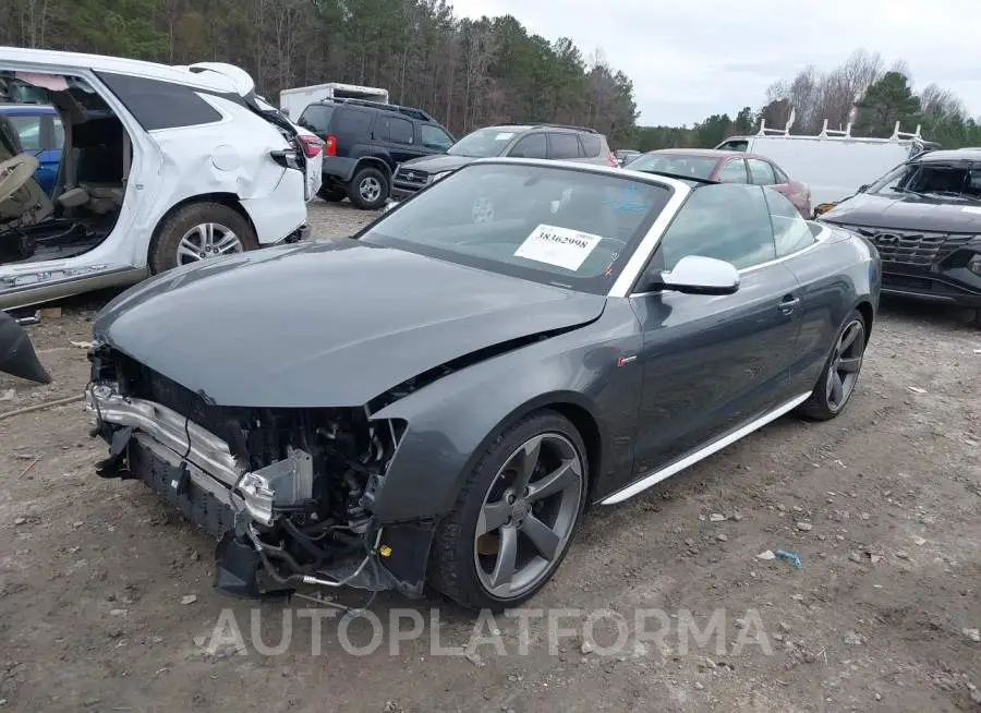 AUDI S5 2015 vin WAUVGAFH0FN000898 from auto auction Iaai