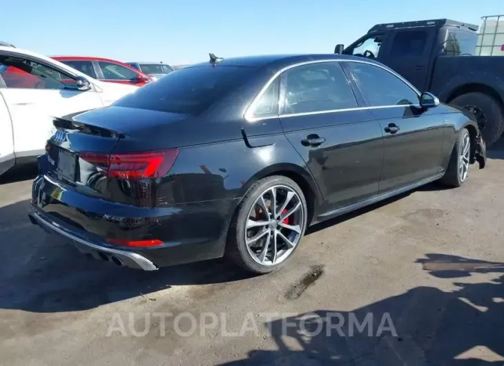 AUDI S4 2018 vin WAUB4AF44JA134807 from auto auction Iaai