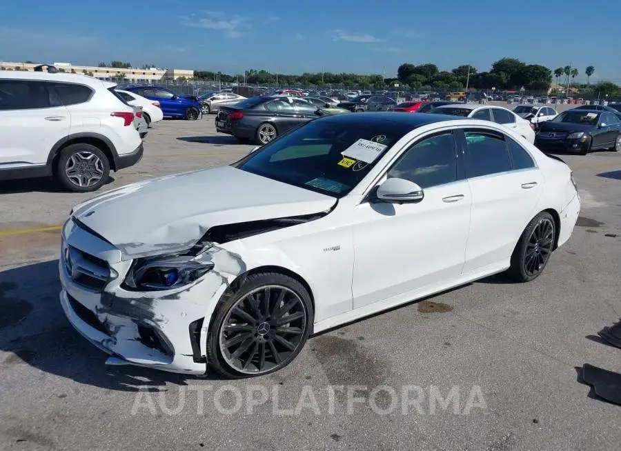 MERCEDES-BENZ AMG C 43 2020 vin 55SWF6EB7LU333953 from auto auction Iaai