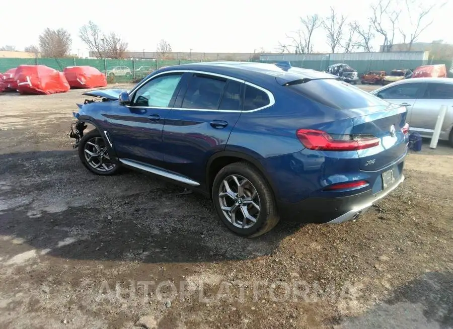 BMW X4 2021 vin 5UX2V1C02M9F05679 from auto auction Iaai