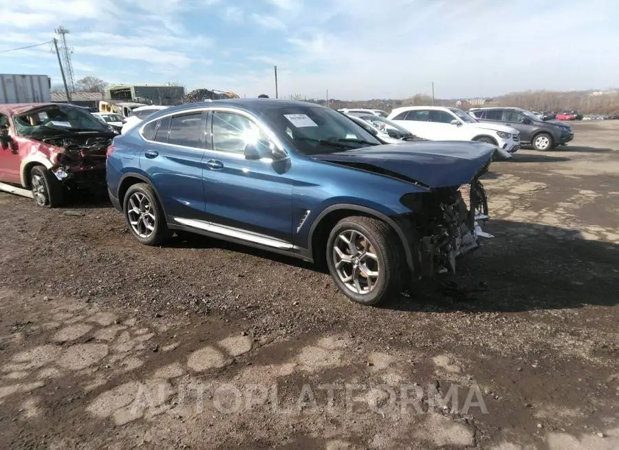 BMW X4 2021 vin 5UX2V1C02M9F05679 from auto auction Iaai