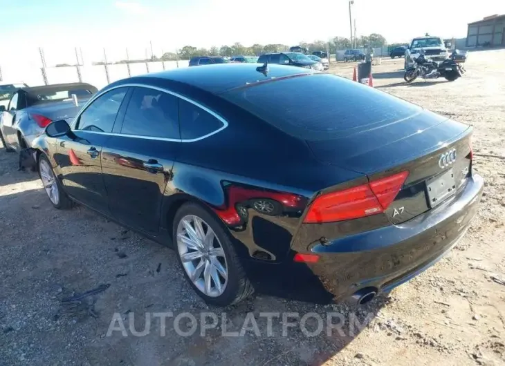 AUDI A7 2015 vin WAUWGAFC3FN020605 from auto auction Iaai