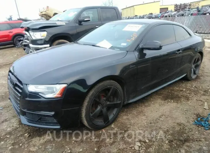 AUDI S5 2016 vin WAUC4AFR2GA033855 from auto auction Iaai