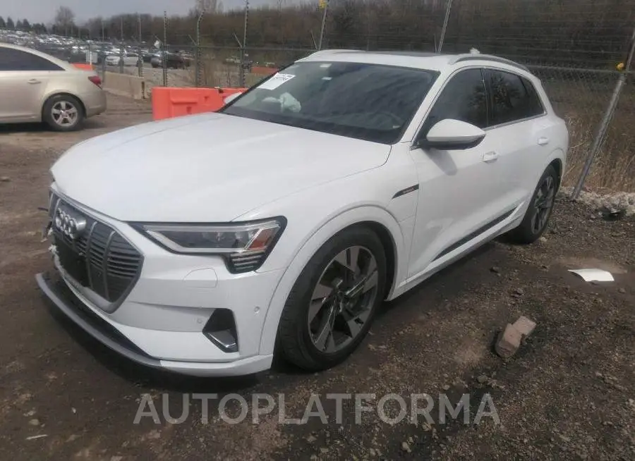 AUDI E-TRON 2022 vin WA1LABGE1NB007875 from auto auction Iaai