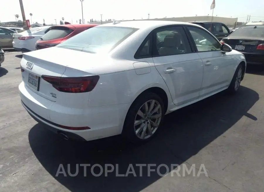 AUDI A4 2018 vin WAUKMAF42JA066992 from auto auction Iaai