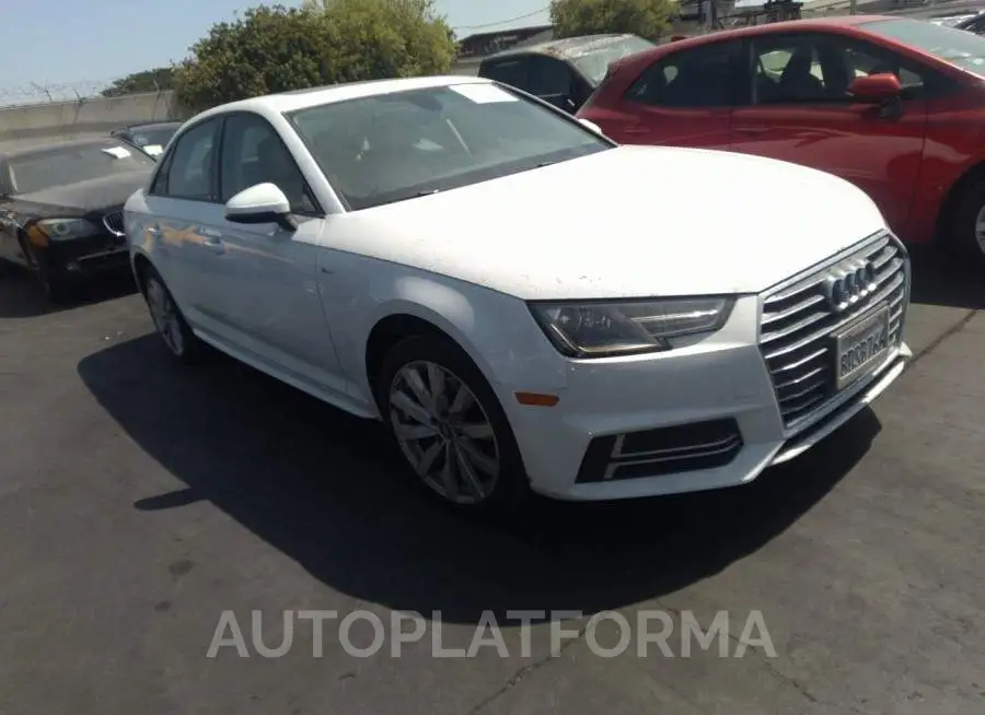 AUDI A4 2018 vin WAUKMAF42JA066992 from auto auction Iaai