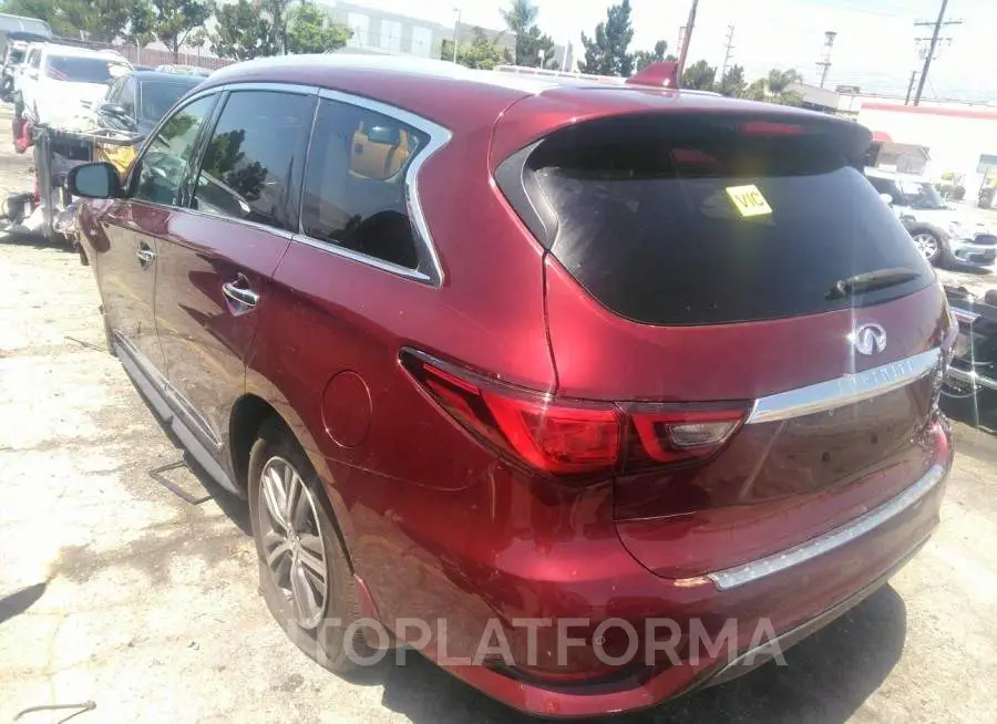 INFINITI QX60 2019 vin 5N1DL0MN1KC508635 from auto auction Iaai