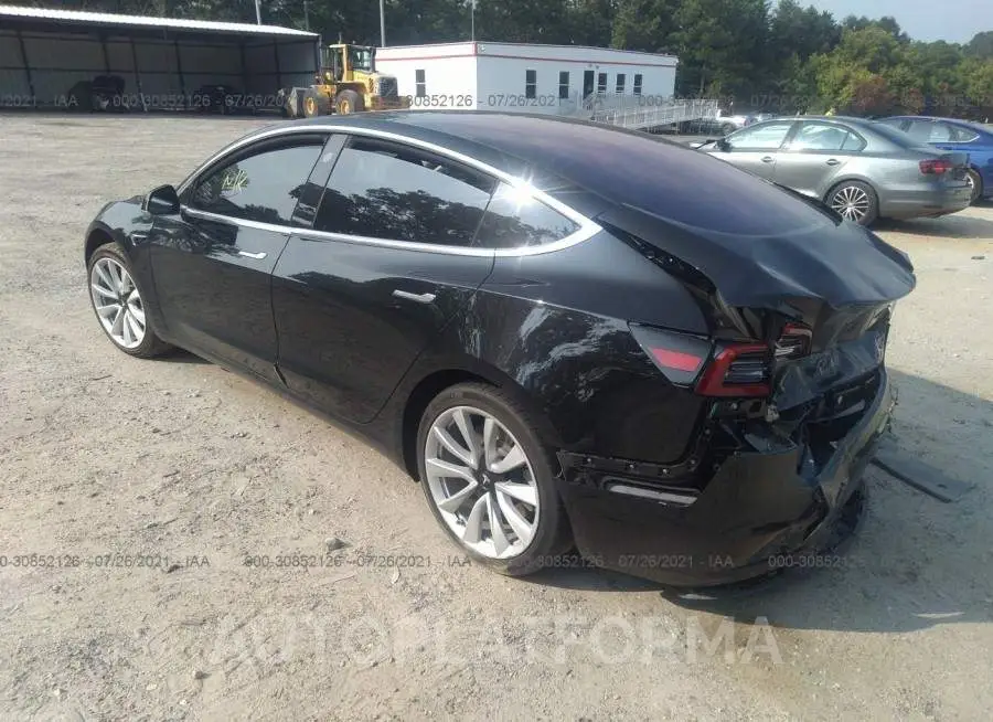 TESLA MODEL 3 2018 vin 5YJ3E1EA6JF005874 from auto auction Iaai