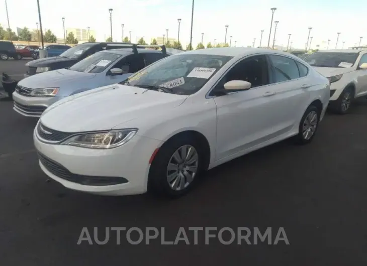 CHRYSLER 200 2015 vin 1C3CCCFBXFN560817 from auto auction Iaai