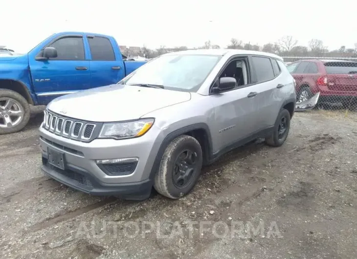 JEEP COMPASS 2019 vin 3C4NJCABXKT782334 from auto auction Iaai