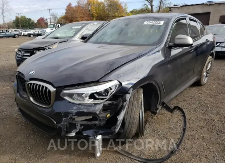 BMW X4 M40I 2019 vin 5UXUJ5C55KLJ64153 from auto auction Copart