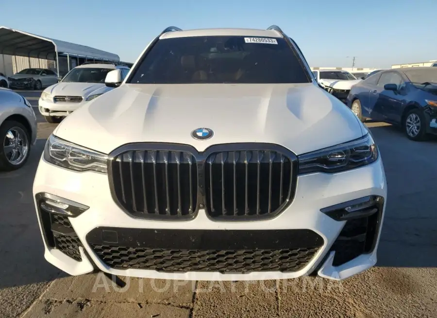 BMW X7 XDRIVE4 2021 vin 5UXCW2C0XM9F76457 from auto auction Copart