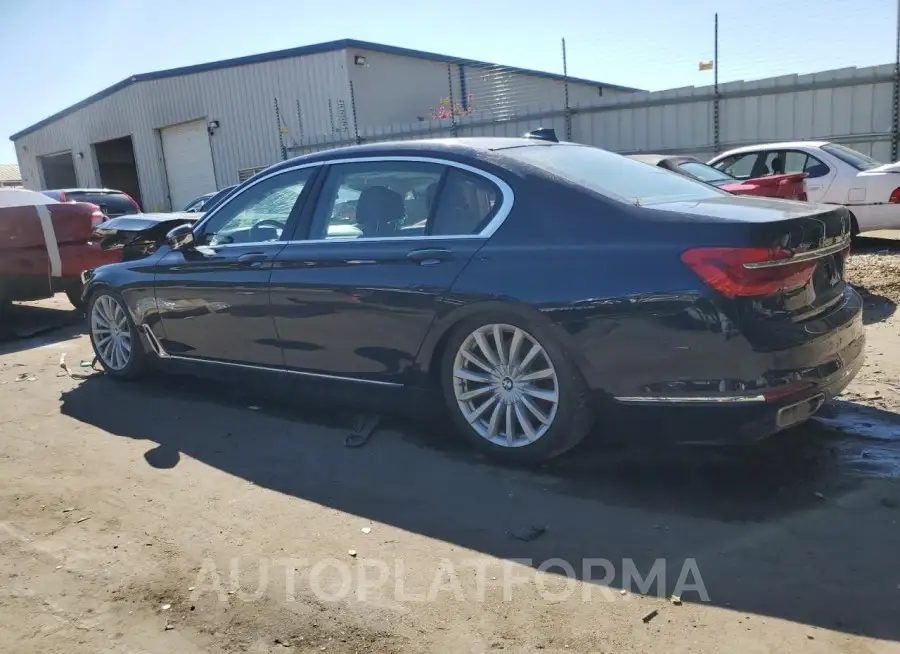 BMW 740 XI 2017 vin WBA7E4C31HGU99940 from auto auction Copart