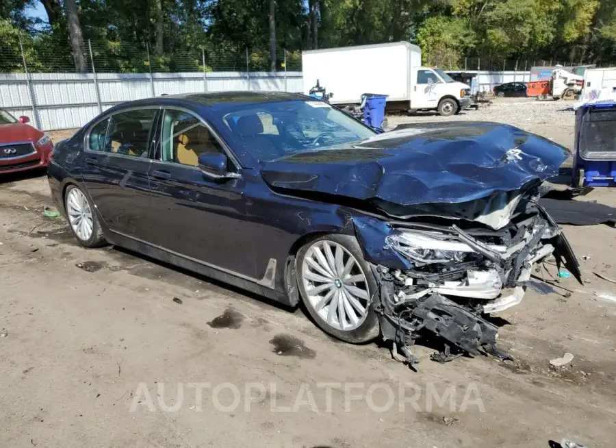 BMW 740 XI 2017 vin WBA7E4C31HGU99940 from auto auction Copart