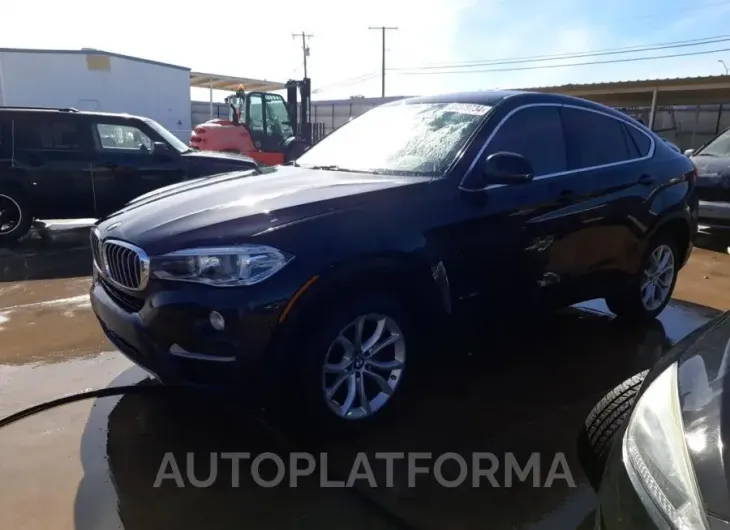 BMW X6 XDRIVE5 2015 vin 5UXKU6C54F0F93976 from auto auction Copart