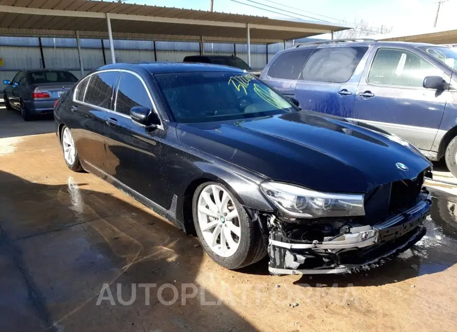 BMW 740 I 2017 vin WBA7E2C58HG740401 from auto auction Copart