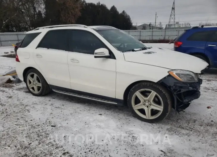 MERCEDES-BENZ ML 350 BLU 2015 vin 4JGDA2EB9FA503559 from auto auction Copart