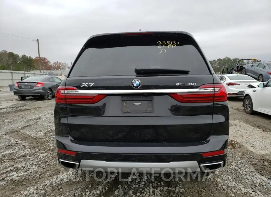 BMW X7 XDRIVE4 2022 vin 5UXCW2C06N9K68393 from auto auction Copart