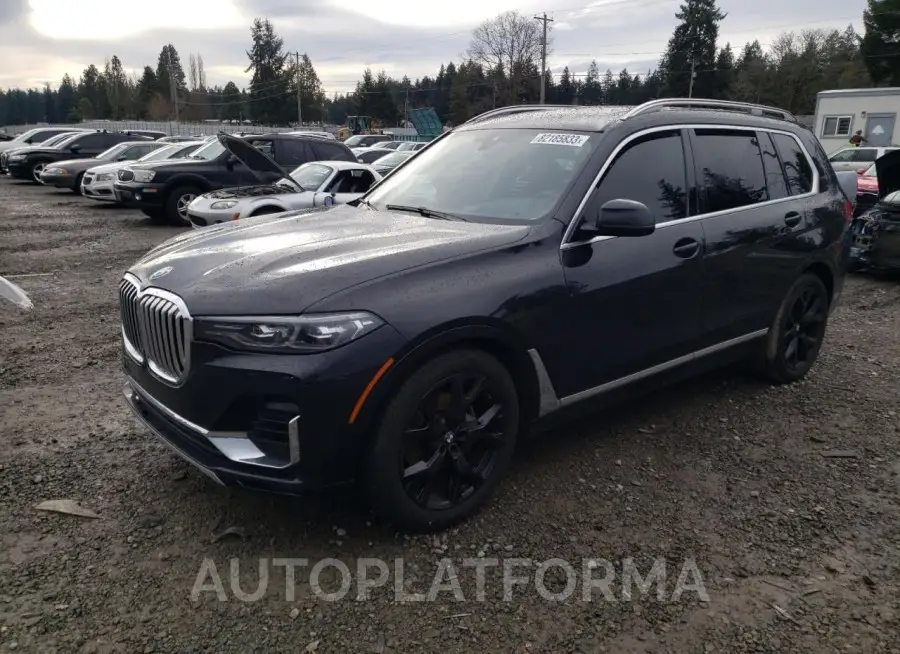 BMW X7 XDRIVE4 2022 vin 5UXCW2C01N9L60740 from auto auction Copart