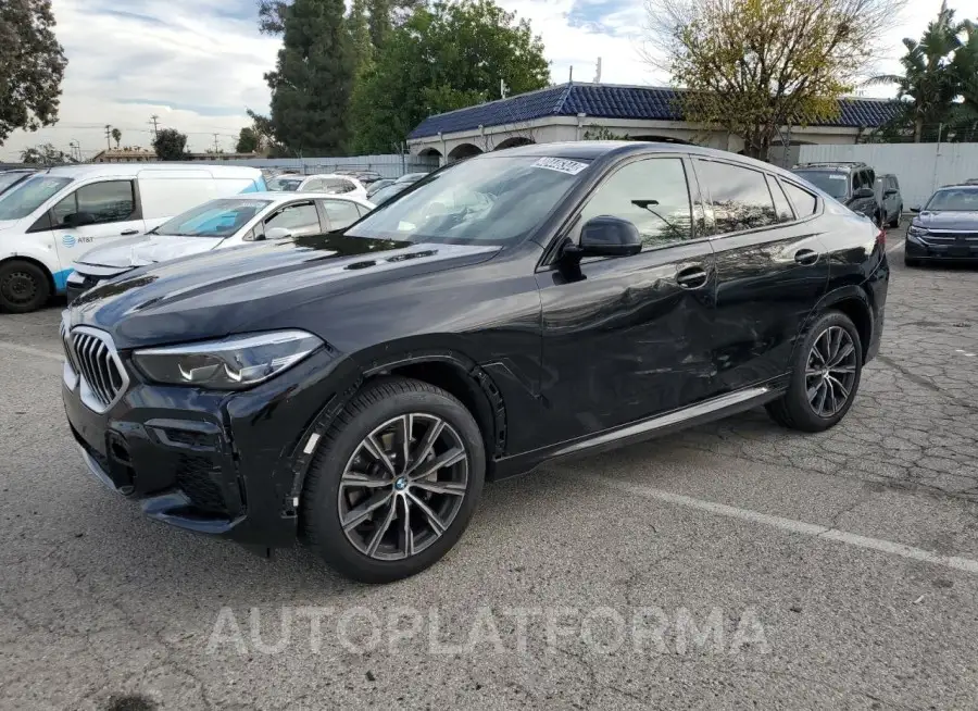 BMW X6 XDRIVE4 2022 vin 5UXCY6C05N9L77848 from auto auction Copart