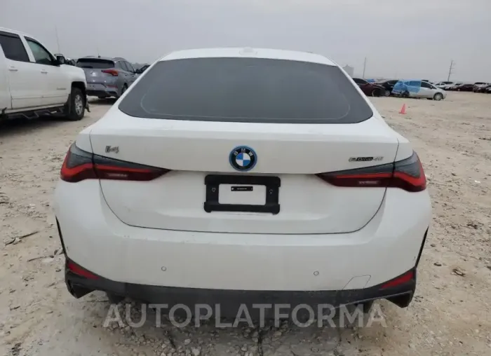 BMW I4 EDRIVE4 2024 vin WBY73AW04RFR75080 from auto auction Copart