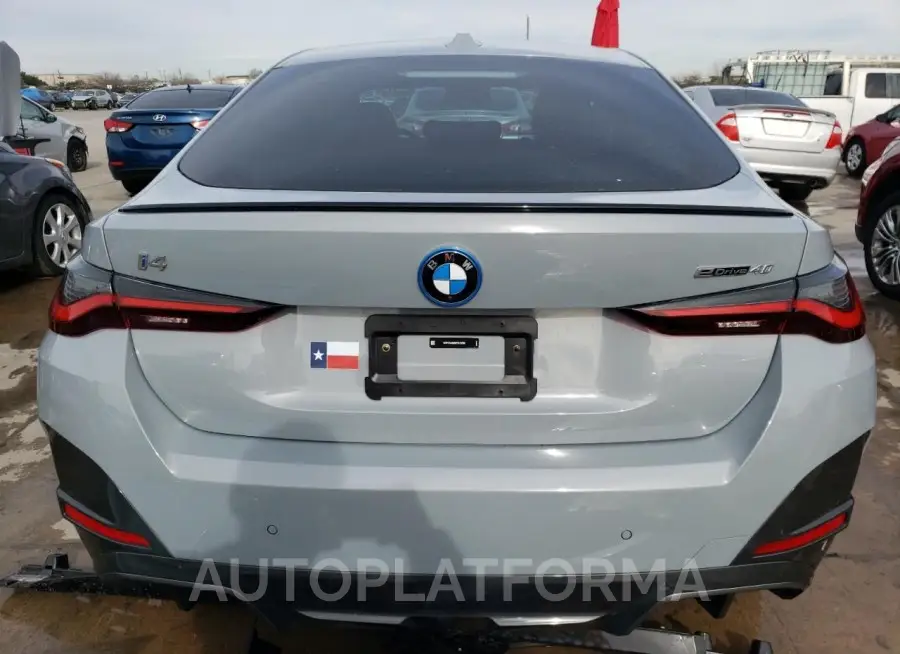 BMW I4 EDRIVE4 2023 vin WBY73AW09PFR28589 from auto auction Copart