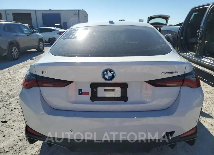 BMW I4 EDRIVE4 2023 vin WBY73AW0XPFR29122 from auto auction Copart