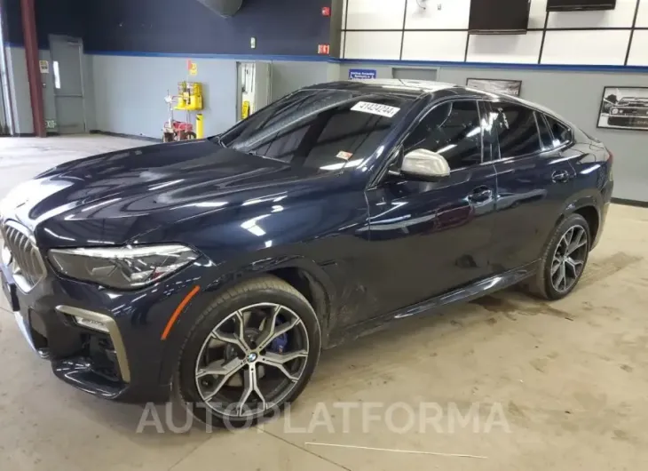 BMW X6 M50I 2020 vin 5UXCY8C05L9B64765 from auto auction Copart