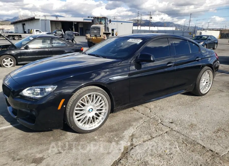 BMW 650 I GRAN 2015 vin WBA6B2C50FD129958 from auto auction Copart