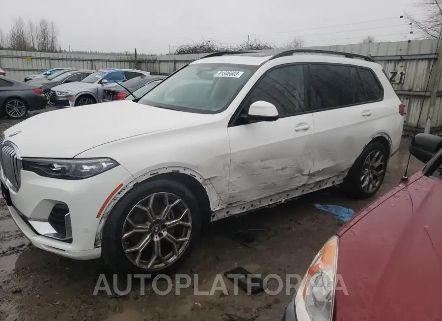 BMW X7 XDRIVE4 2021 vin 5UXCW2C05M9F74793 from auto auction Copart