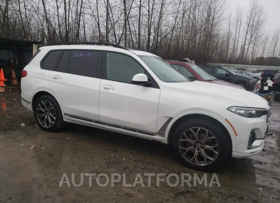 BMW X7 XDRIVE4 2021 vin 5UXCW2C05M9F74793 from auto auction Copart