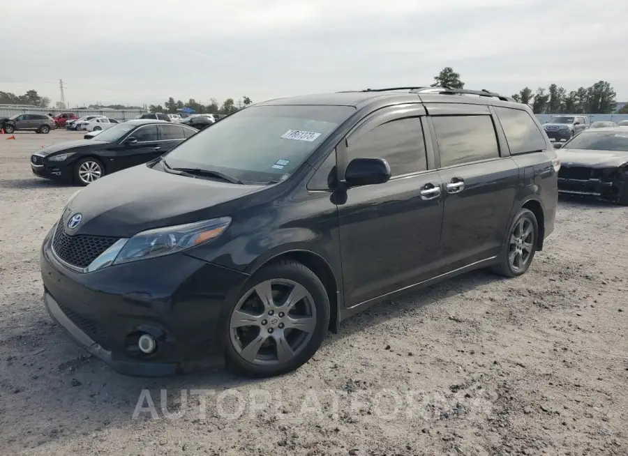 TOYOTA SIENNA SE 2017 vin 5TDXZ3DC9HS843519 from auto auction Copart