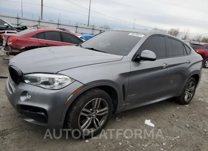 BMW X6 XDRIVE5 2016 vin 5UXKU6C57G0R34172 from auto auction Copart