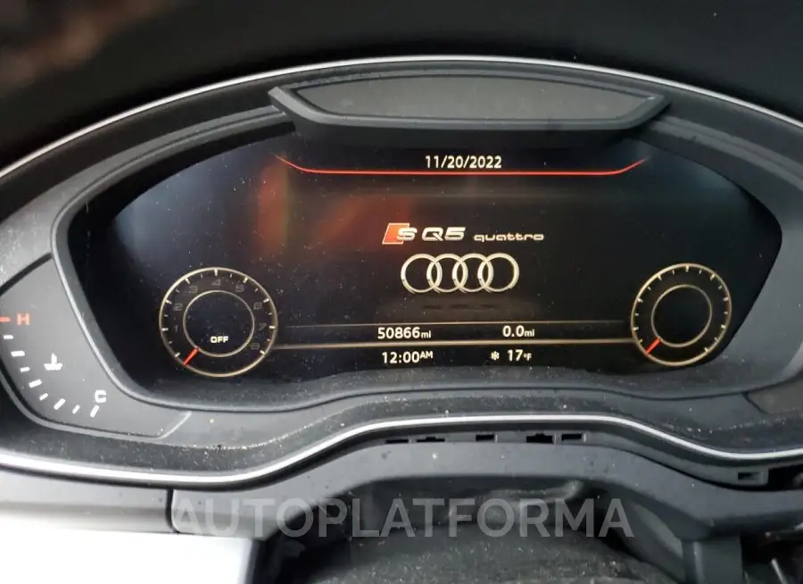 AUDI SQ5 PREMIU 2018 vin WA1A4AFY0J2019109 from auto auction Copart