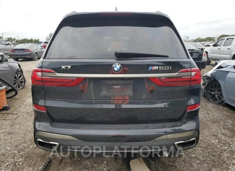 BMW X7 M50I 2021 vin 5UXCX6C0XM9E09908 from auto auction Copart