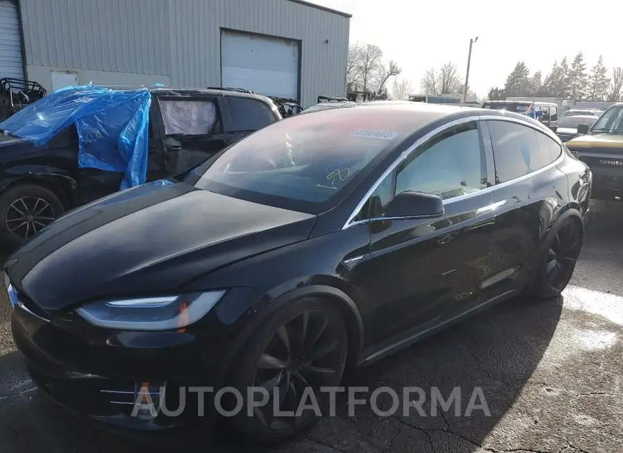 TESLA MODEL X 2016 vin 5YJXCAE25GF022402 from auto auction Copart