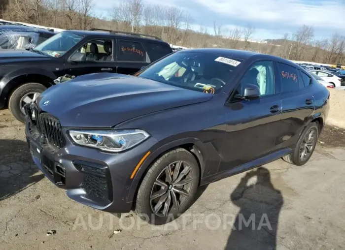 BMW X6 M50I 2022 vin 5UXCY8C01N9K56472 from auto auction Copart