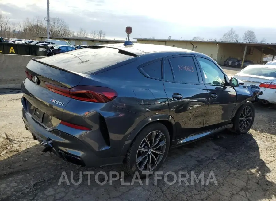 BMW X6 M50I 2022 vin 5UXCY8C01N9K56472 from auto auction Copart