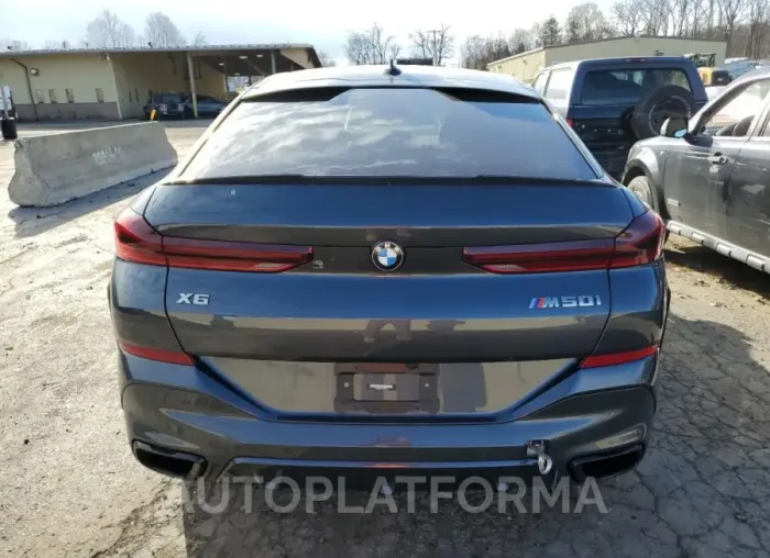 BMW X6 M50I 2022 vin 5UXCY8C01N9K56472 from auto auction Copart