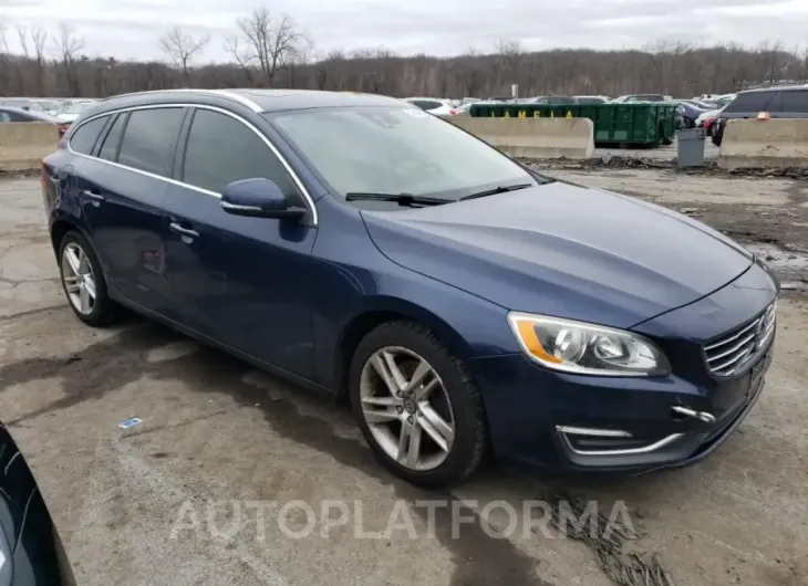 VOLVO V60 2015 vin YV1612SK0F1231186 from auto auction Copart