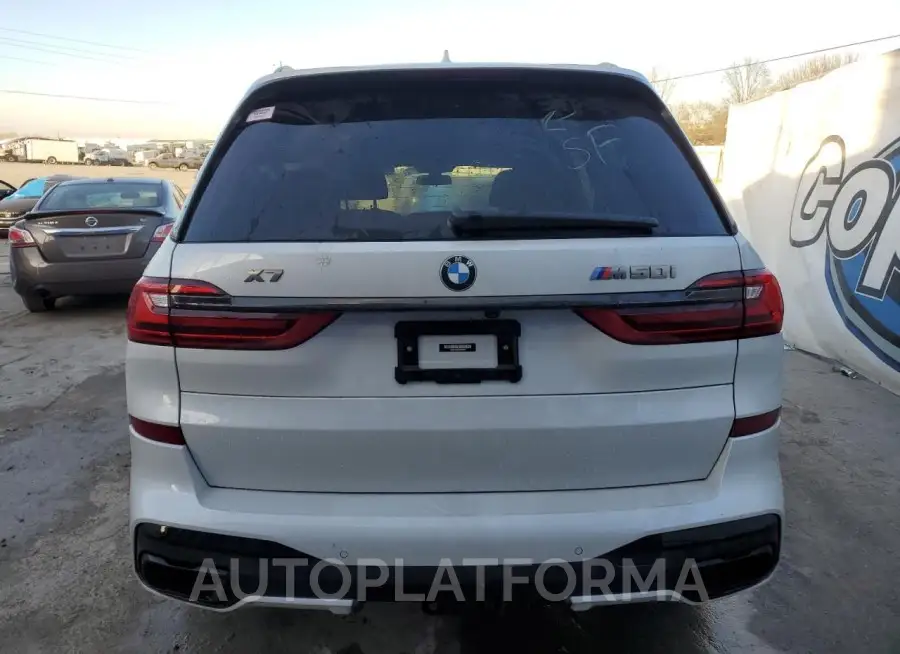 BMW X7 M50I 2022 vin 5UXCX6C04N9K85519 from auto auction Copart