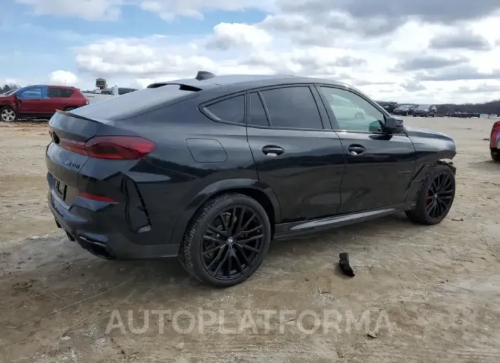 BMW X6 M50I 2021 vin 5UXCY8C06M9H49338 from auto auction Copart