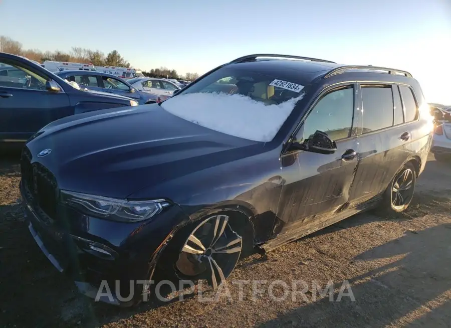 BMW X7 M50I 2021 vin 5UXCX6C03M9E45424 from auto auction Copart