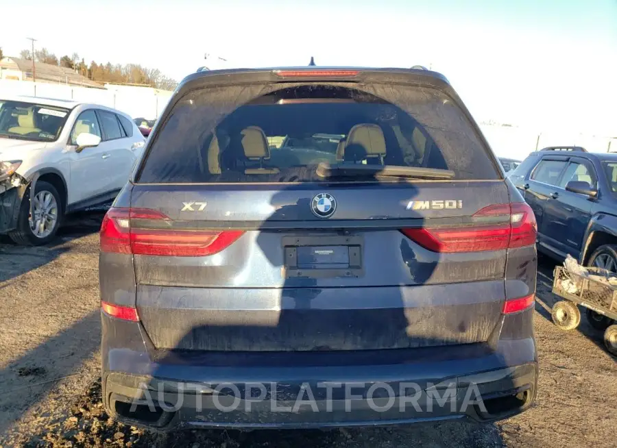 BMW X7 M50I 2021 vin 5UXCX6C03M9E45424 from auto auction Copart